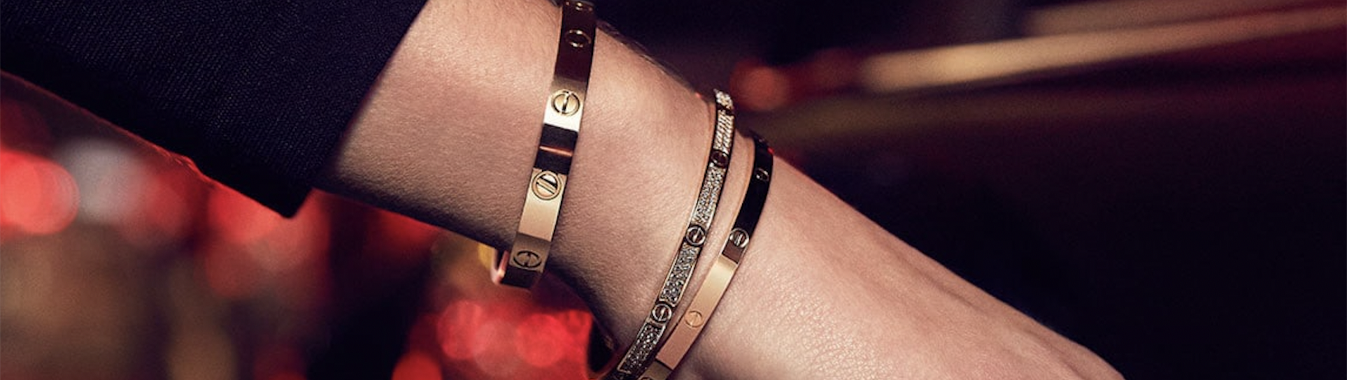 18K Gold Cartier Love Bracelet, 4 Diamonds, 10 Diamonds - Cartier Jewelry - 6