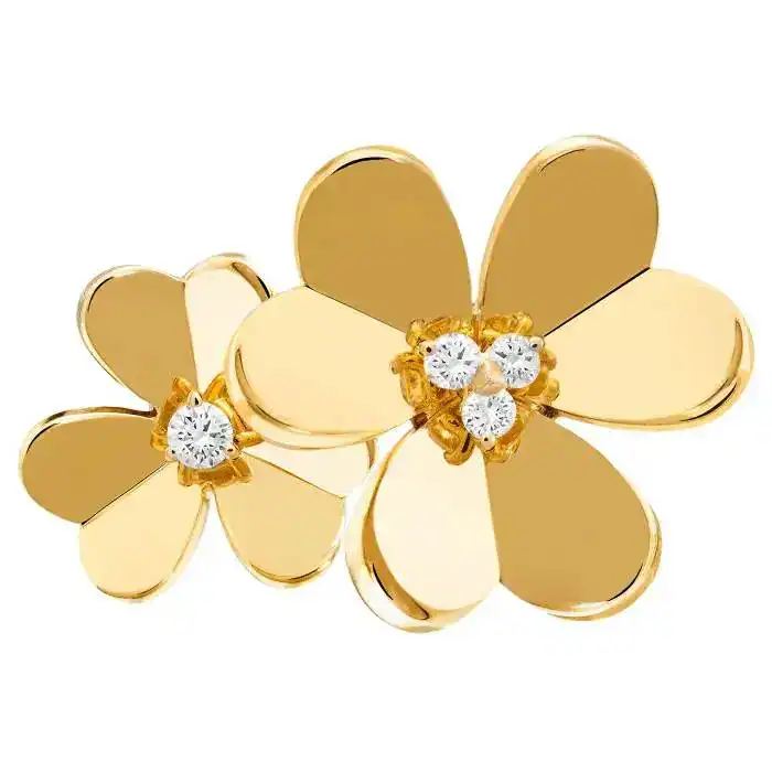 Van Cleef Arpels Frivole Between the Finger 18K Yellow Gold Ring